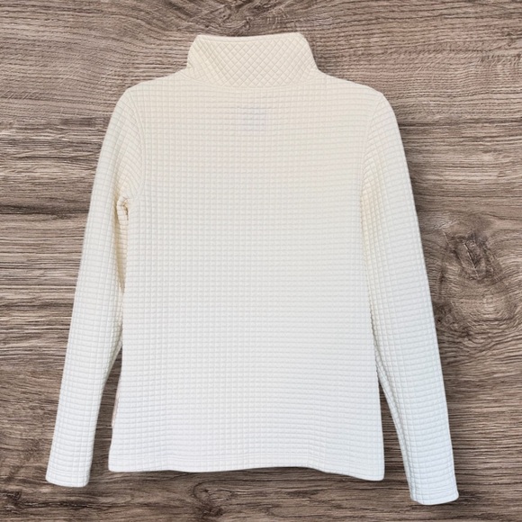 Dudley Stephens Smith Point Pullover Cream Waffle XS - Picture 2 of 7